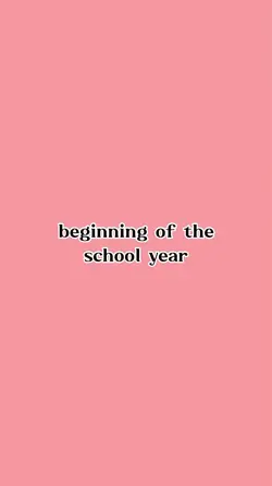 Beginning of theyear