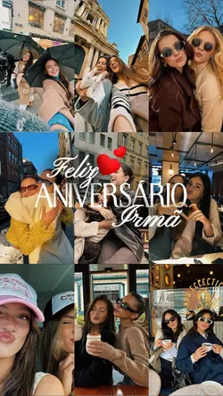 Aniversário irmã 