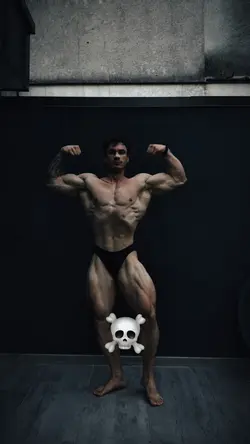 gym skullface
