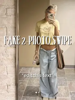 fake photo swipe