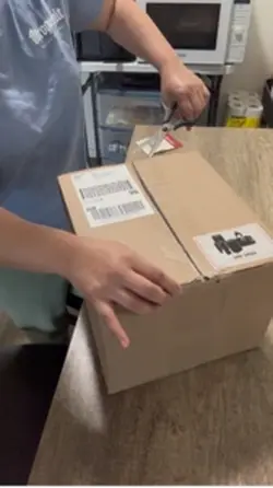 Unboxing bday gift