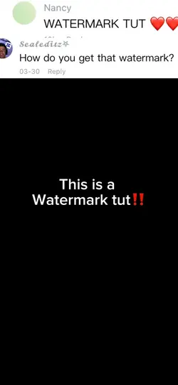Watermark tut