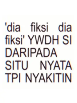 ''dia fiksi'' oh