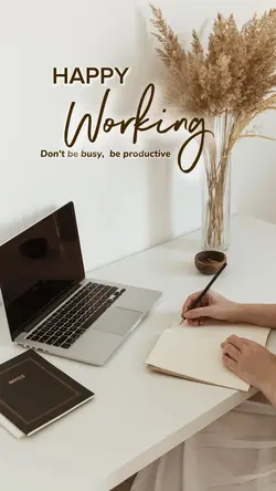 Happy working