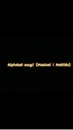 Alphabet song! 
