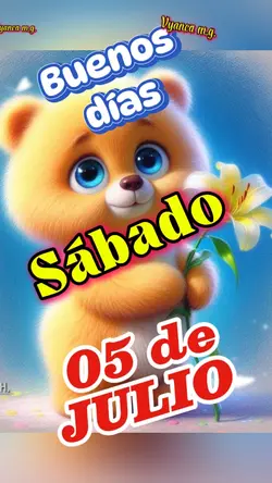 Feliz sábado!
