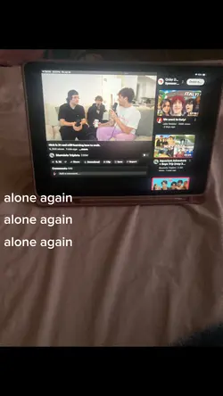 alone again.
