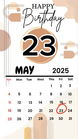 birthday 23 May