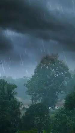 rain by lightning