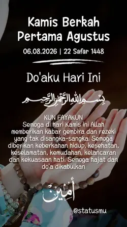 Kamis 6 Agustus 2026