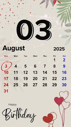 Hbd 03 august 2025