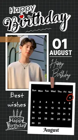 1 AUGUST HBD 2026