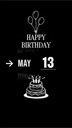 HBD 13 MAY 2026