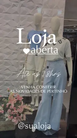 Loja aberta