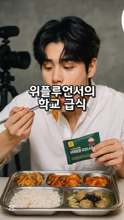 방학 학교 급식 챌린지