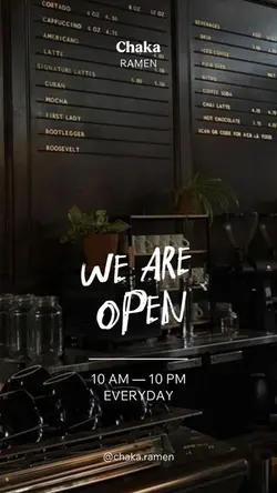 We Are Open