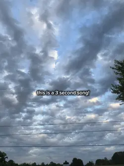 3 second song!