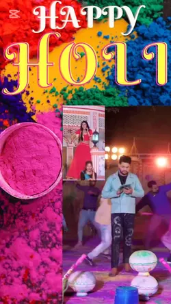 holi template