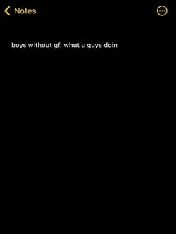 boys without gf