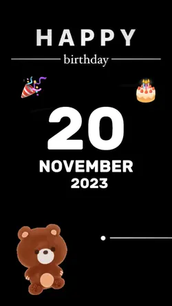 HBD 20 NOVEMBER 2023
