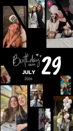 Birthday 29 July