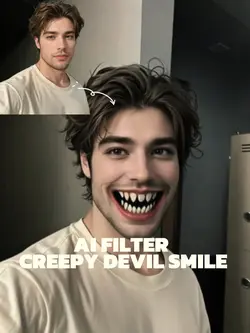 Creepy Devil Smile