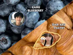 blueberry pastry