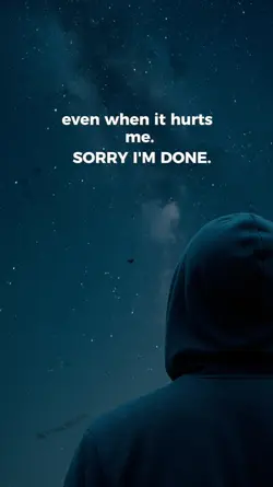 If I stop ...
