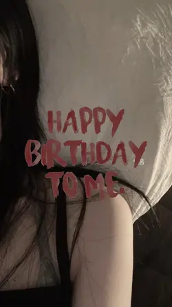 happy birthday to me