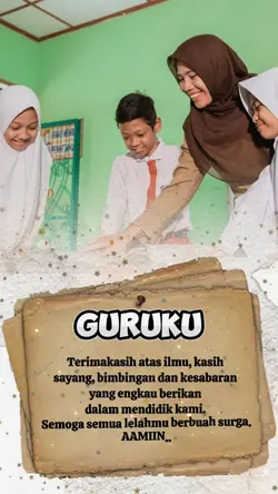 terima kasih guruku