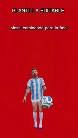 Messi caminando 