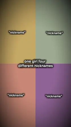 NICKNAMES 