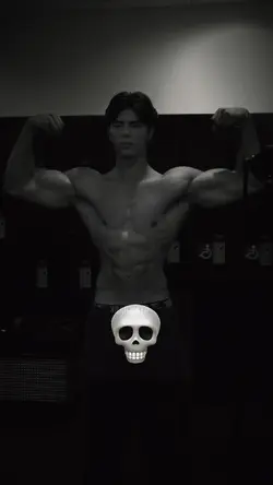gym skullface