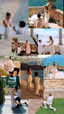 will you marry me ?