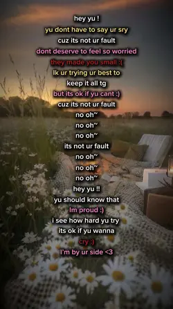 it’s not ur faul