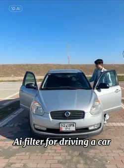driving a car