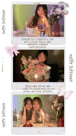 cute bday template🤍