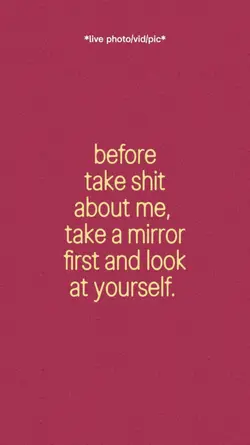 Look At Yourself.