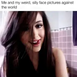 sillyface selfie