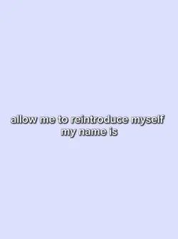 My name i