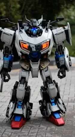 efek robot viral