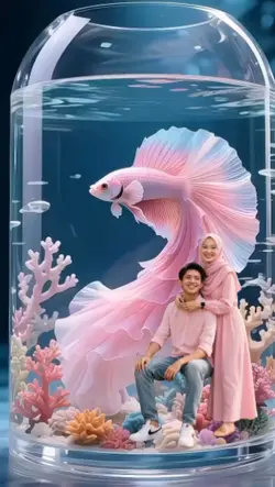 Miniatur aquarium 