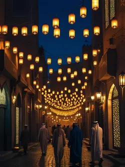 the theme is Ramadan