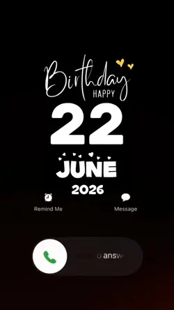 Hbd 22 June 2026 