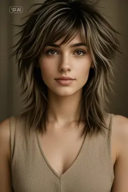 Wolf Cut haircut