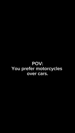 motorcycle > car