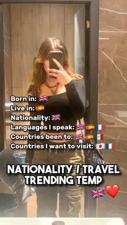 Nationality trend🇬🇧❤️