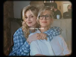 i love my mom.