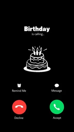 Birthday is calling