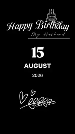 Husband Birthday